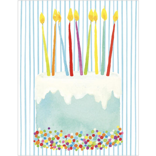 Kort m/konvolutt Birthday cake