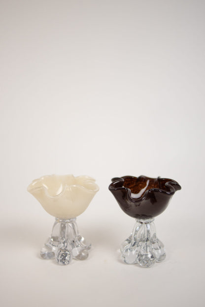 Verna telysholder brun 13 cm