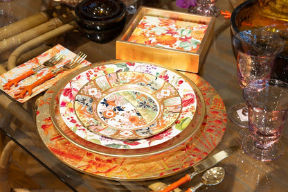 Serviettholder gull lunsj