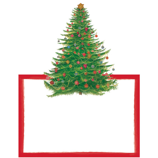 Bordkort Glittering Tree 8 stk