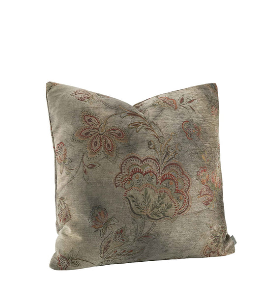 Putetrekk Miralago Flower Taupe 50x50 cm