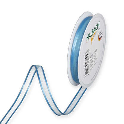 Dekorbånd organza Lys blå 10 mm