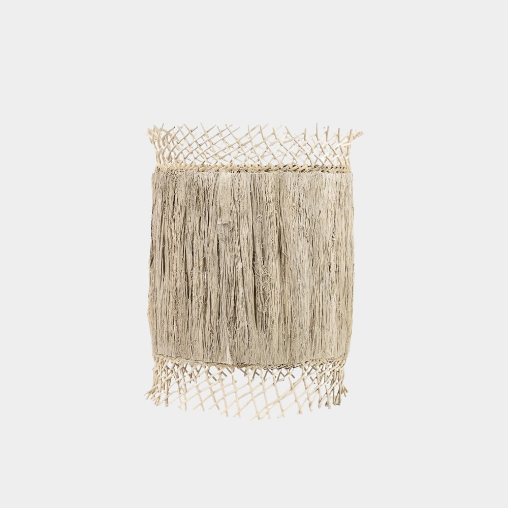 Cane lampeskjerm natur 25x36 cm