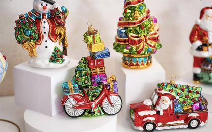 Juletrepynt Balloon With Presents 17 cm