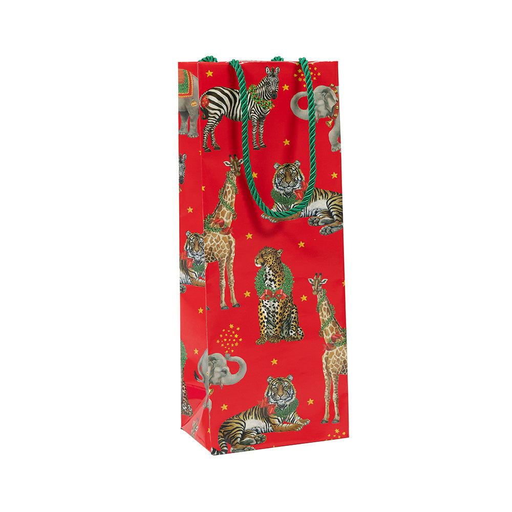 Gavepose vin Wild Christmas Red