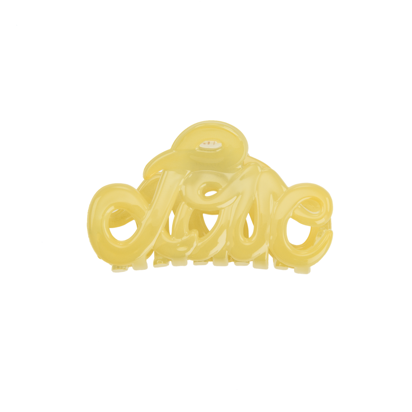 Hårklype Love Claw Yellow 5 cm