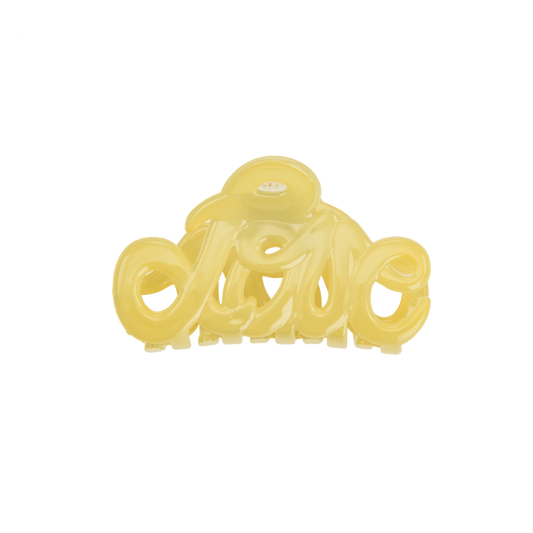 Hårklype Love Claw Yellow 5 cm
