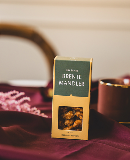 Brente mandler 130 gram