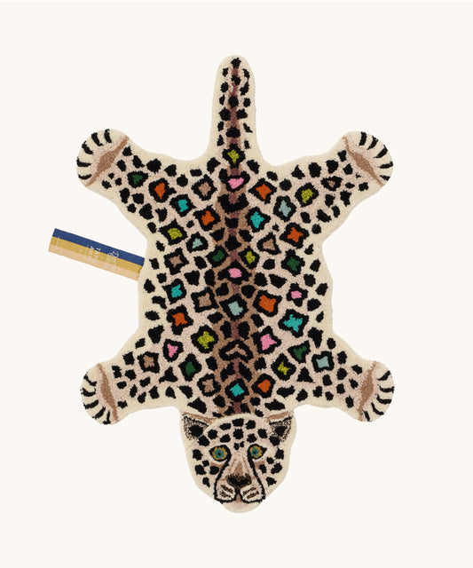Disco Leopard Rug small