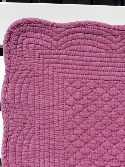 Spisebrikke bomull Rosy Pink