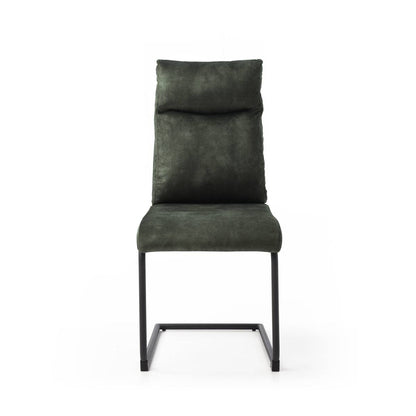 Baxter dining chair green velvet