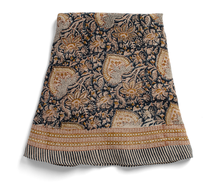 Duk Oriental Navy Blue Rund 220 cm