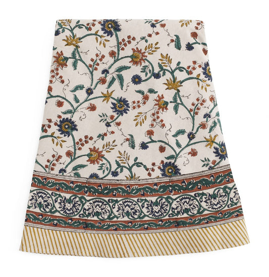 Duk Samode Ochre, Blue & Green Rund 220 cm