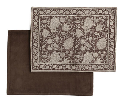 Placemat Indian Rose Brown