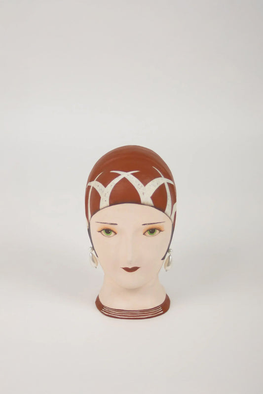 Dekor byste Mary-Jane rust 25 cm