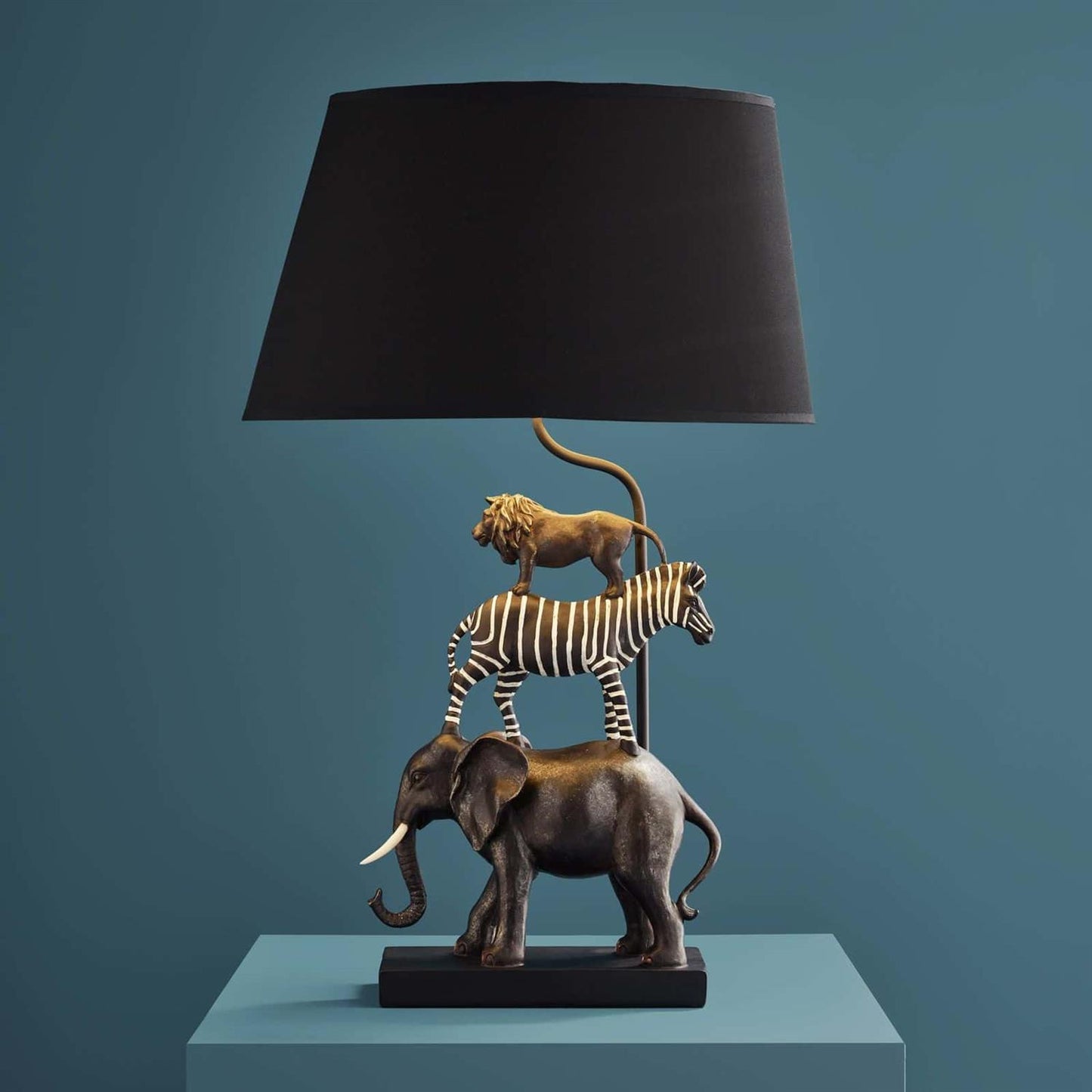 Safari bordlampe m/skjerm 70 cm