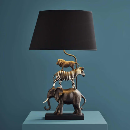 Safari bordlampe m/skjerm 70 cm