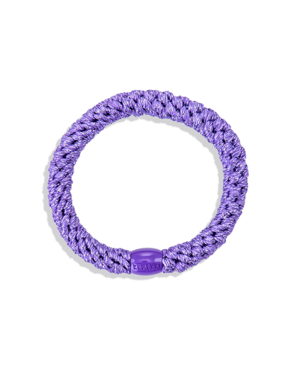 Kknekki hårstrikk Lillac glitter