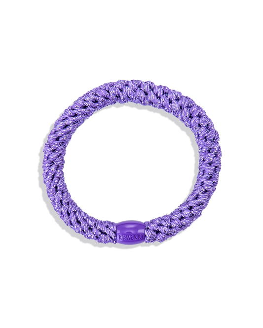 Kknekki hårstrikk Lillac glitter