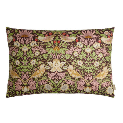 Strawberry thief Chocolate pute m/fyll 50x33 cm