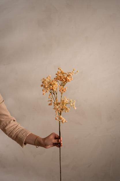 Brudeslør orange 70 cm