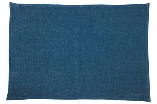 Spisebrikke lin kongeblå 33x48 cm