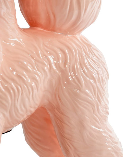 Table lamp pink poodle 74 cm