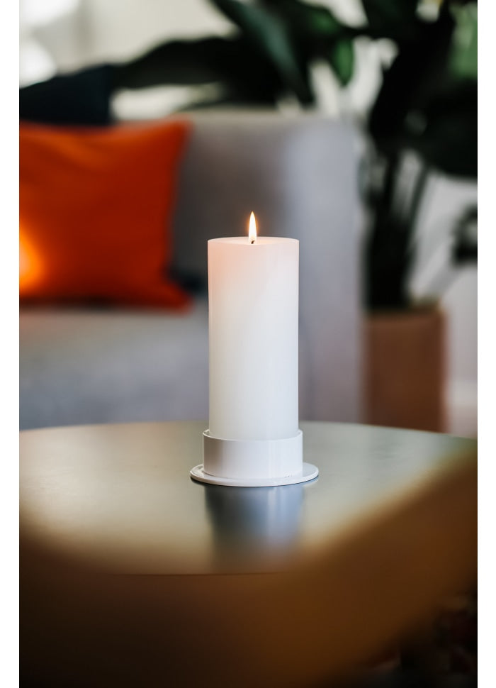 The Circle Candle Holder White 7 cm