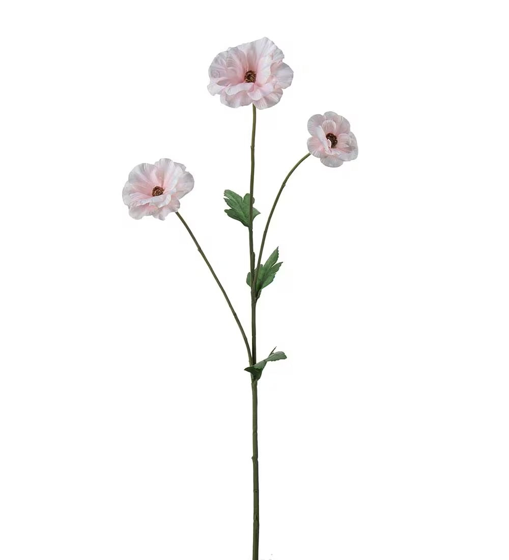 Japanese ranunculus pink 62 cm