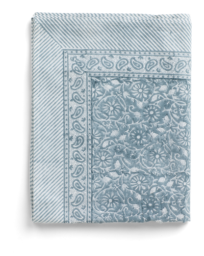 Tablecloth Margherita Cashmere Blue 150x350 cm