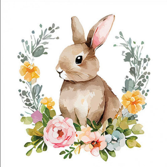 Serviett lunch Cute Easter rabbit