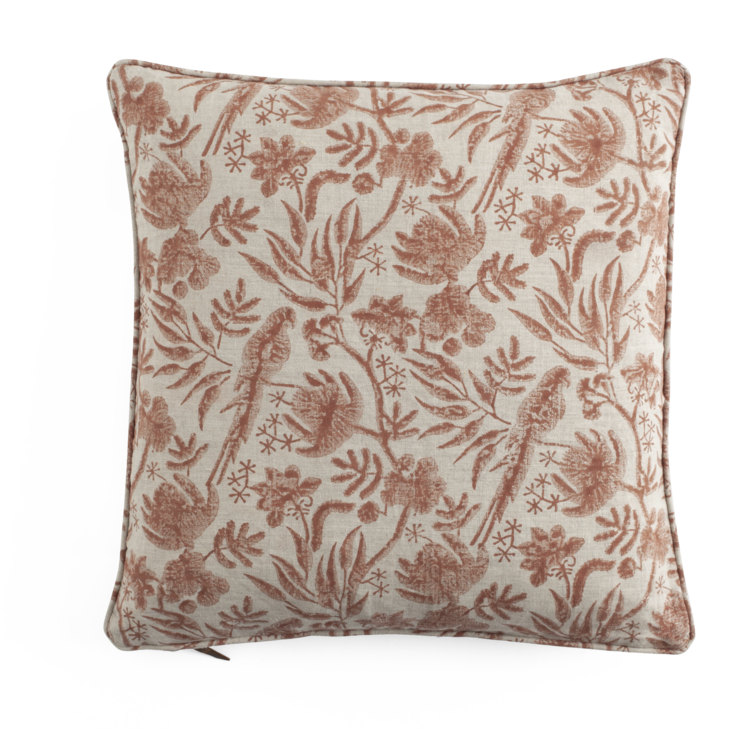 Putetrekk Parrot Rust 50x50 cm