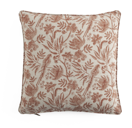 Putetrekk Parrot Rust 50x50 cm