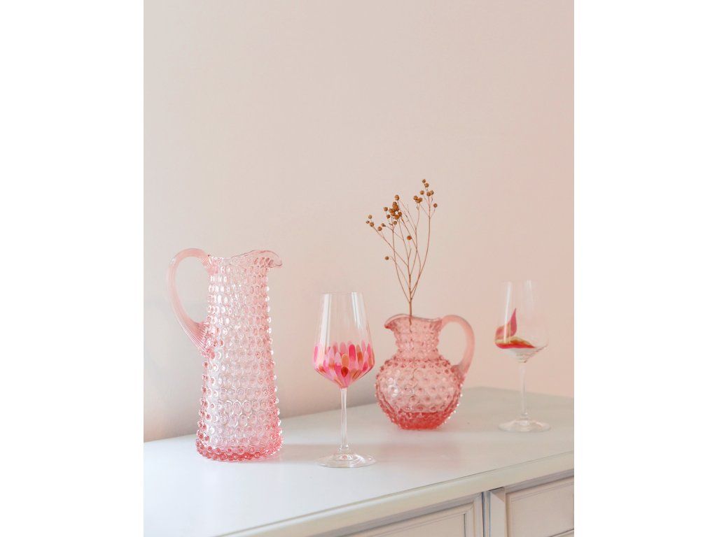 Hobnail Carafe 1L Rosaline