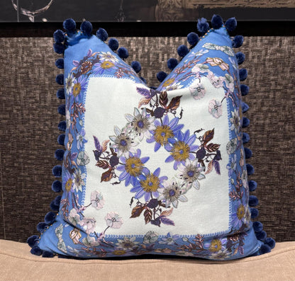 Putetrekk Anastasia blue 45x45 cm