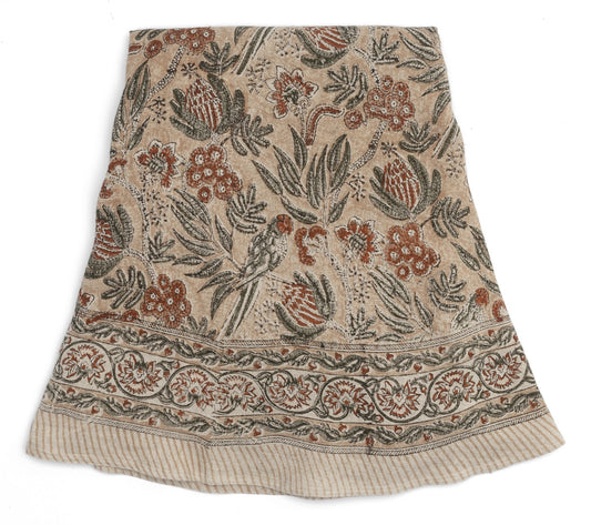 Duk Parrot Dusty Peach rund 220 cm