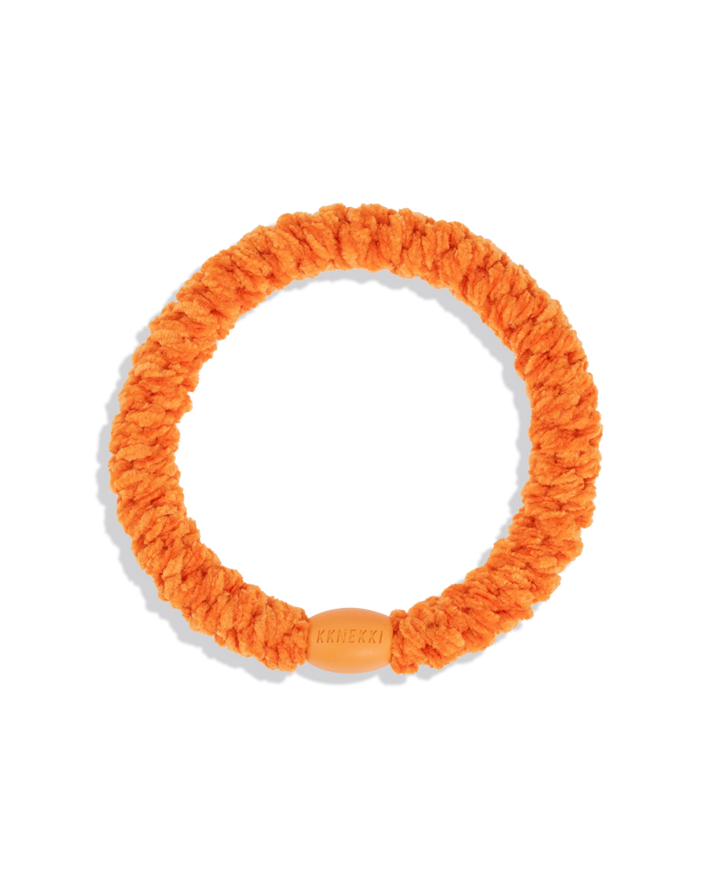 Kknekki hårstrikk Velvet New orange