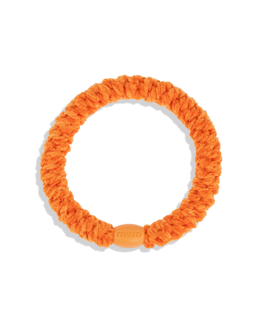 Kknekki hårstrikk Velvet New orange