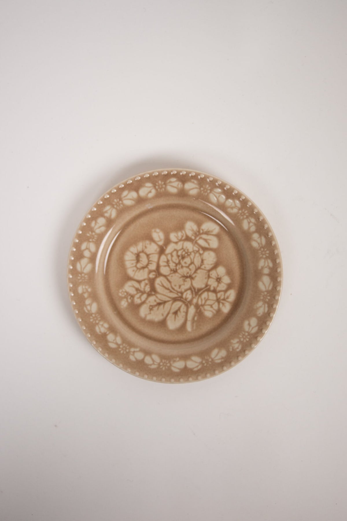 Plate Rose beige 21 cm