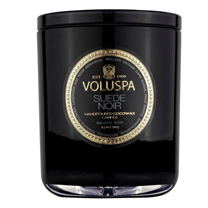 Duftlys Suede Noir Classic Boxed Candle 60 Timer