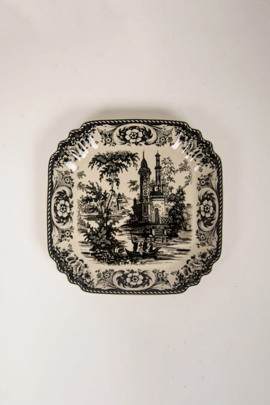 Estelle asjett svart 18 cm