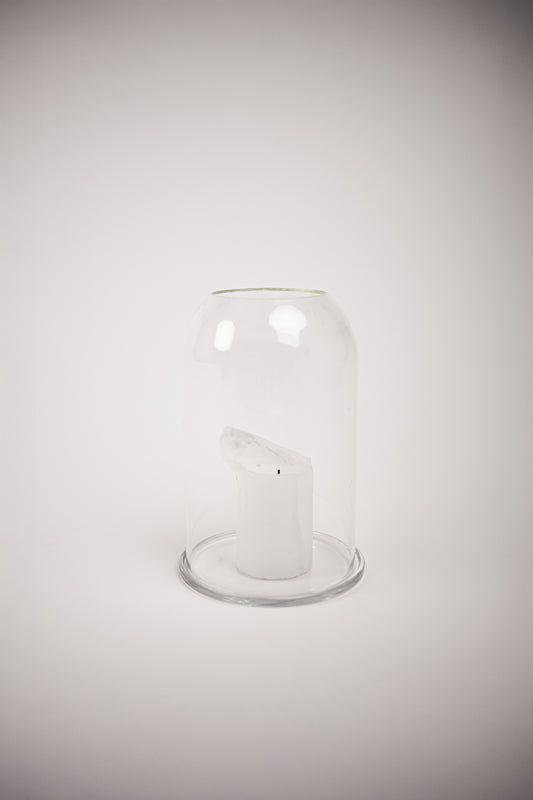 Tindra stormlykt kubbelys 27 cm