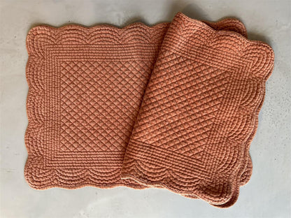 Spisebrikke velour Melon