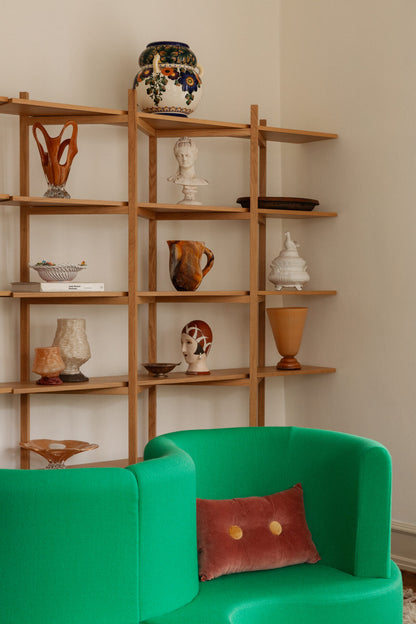 Telysholder Kiva taupe 15 cm