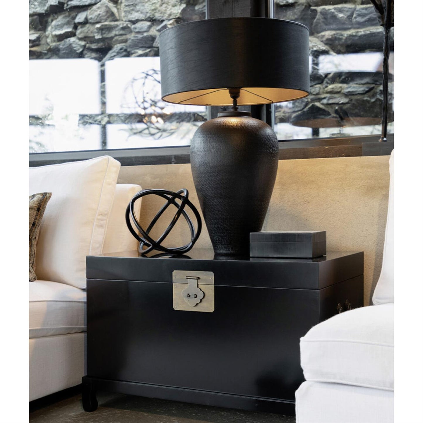 Florence table lamp with shade 85 cm