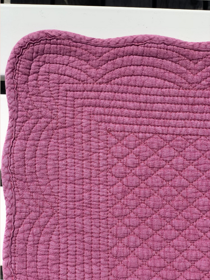 Spisebrikke bomull Rosy Pink