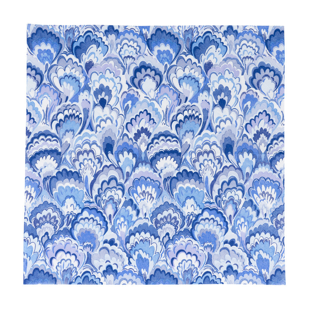 Serviett lunch Marbled Ceramica Indigo