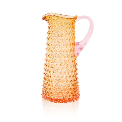 Hobnail karaffel 1L Sunrise