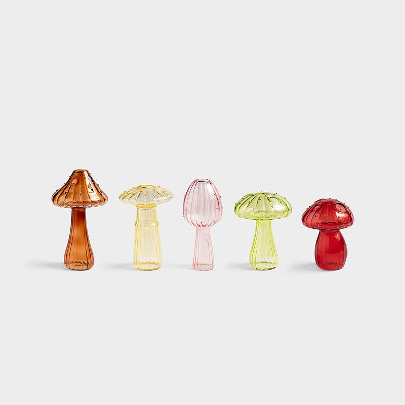 Vase mushroom gul 14 cm