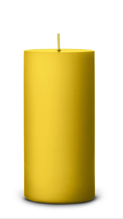 15/2 Lemon Pillar Candle 7x15 cm